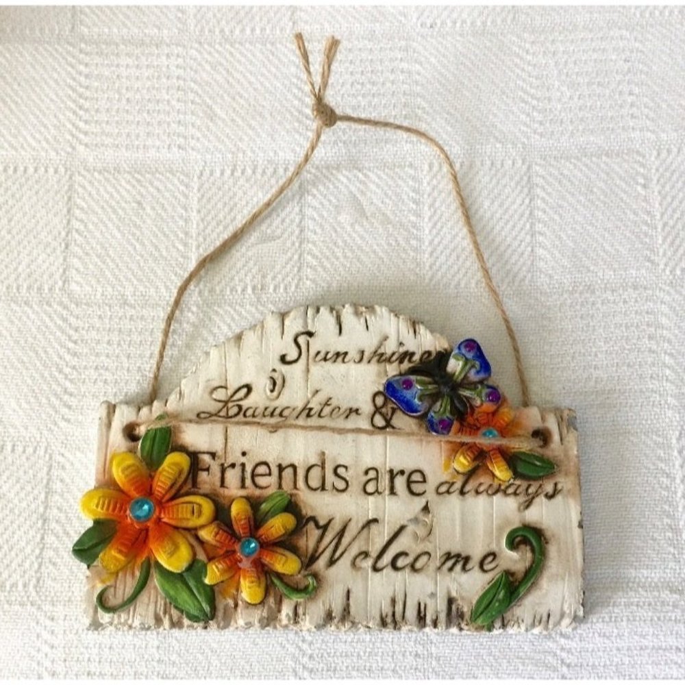 Greenbrier 3D Decor Welcome Wall Plaque